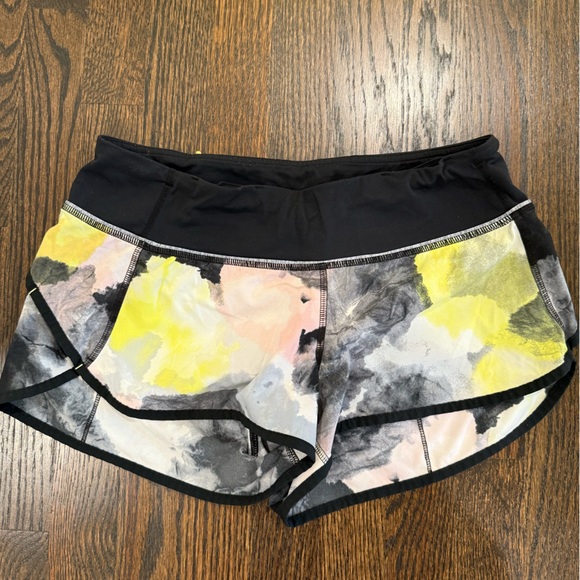 lululemon athletica colorful Speed Shorts - Picture 1 of 2